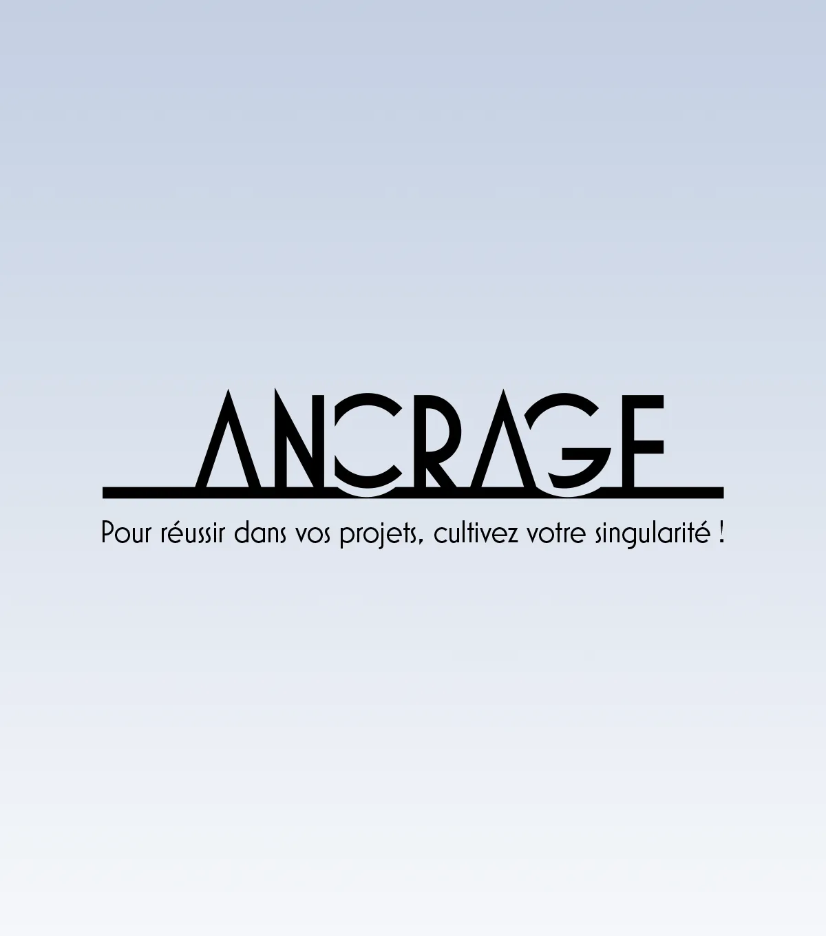 Logo Ancrage créé par e-Link Multimédia - création de sites web à Antibes
