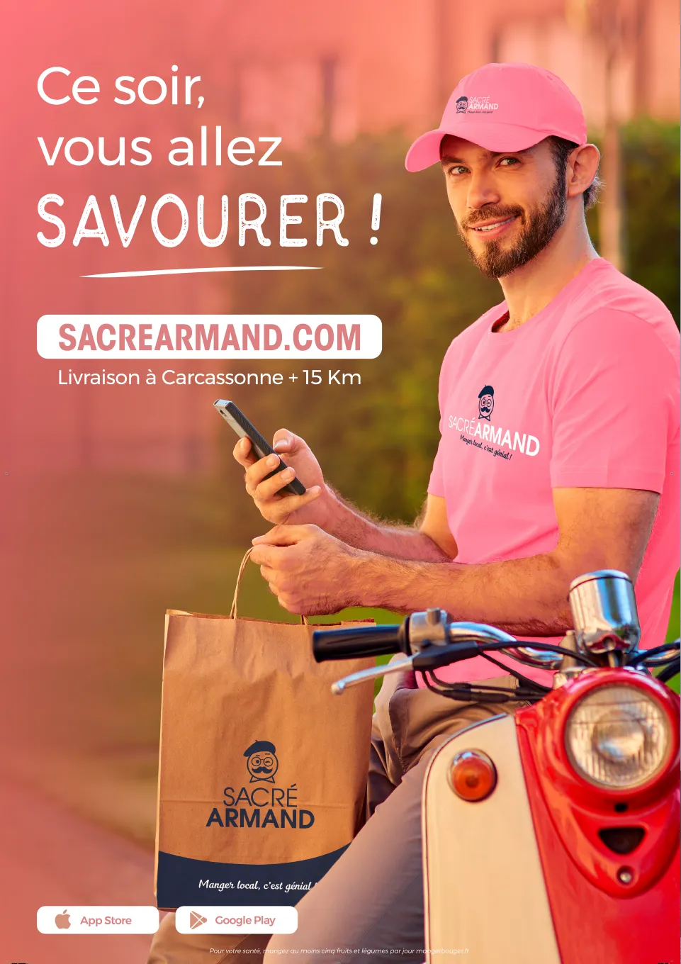 Affiches Sacré Fernand créée par e-Link Multimédia - création de sites web à Antibes