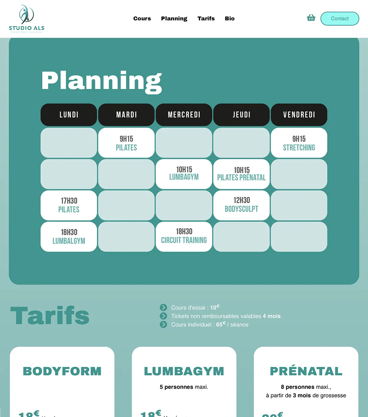Studio ALS - Site vitrine - e-Link Multimédia - Web design, création de sites web à Antibes