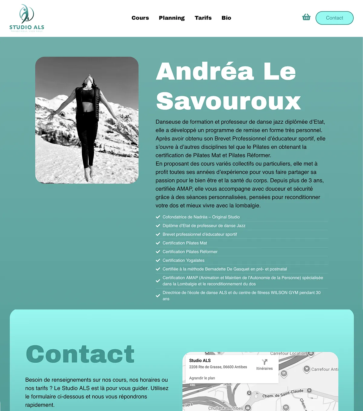 Site Web - Studio ALS - e-Link Multimédia - Web design, création de sites web à Antibes